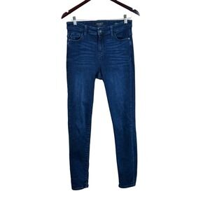 Judy Blue Jeans Women's 7/28 Skinny Fit High Rise Ankle Stretch Dark Wash